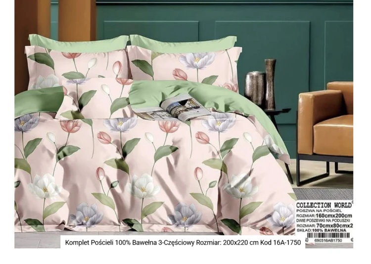 Screenshot 2026-10-27 at 18-56-20 Komplet Pościeli 100% Bawełna 3-Częściowy Rozmiar 160X200 cm Kod 16A-1.png