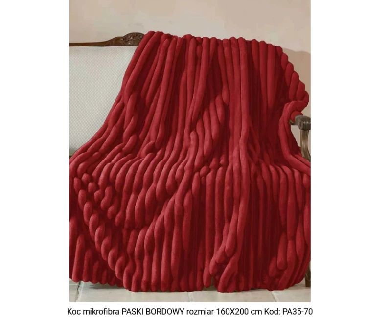 Screenshot 2026-10-18 at 18-11-57 Koc Mikrofibra ZYGZAK rozmiar 160X200 cm BUTELKOWA ZIELEŃ Kod B-3191-6.png