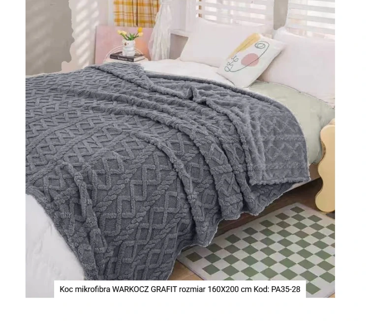 Screenshot 2026-10-19 at 20-36-53 Koc Mikrofibra ZYGZAK rozmiar 160X200 cm BUTELKOWA ZIELEŃ Kod B-3191-6.png