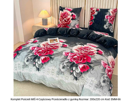 Screenshot 2026-10-25 at 19-11-30 Komplet Pościeli MIŚ 4-Częściowy Prześcieradło z gumką Rozmiar 160x200 cm Kod EMG-1532.png